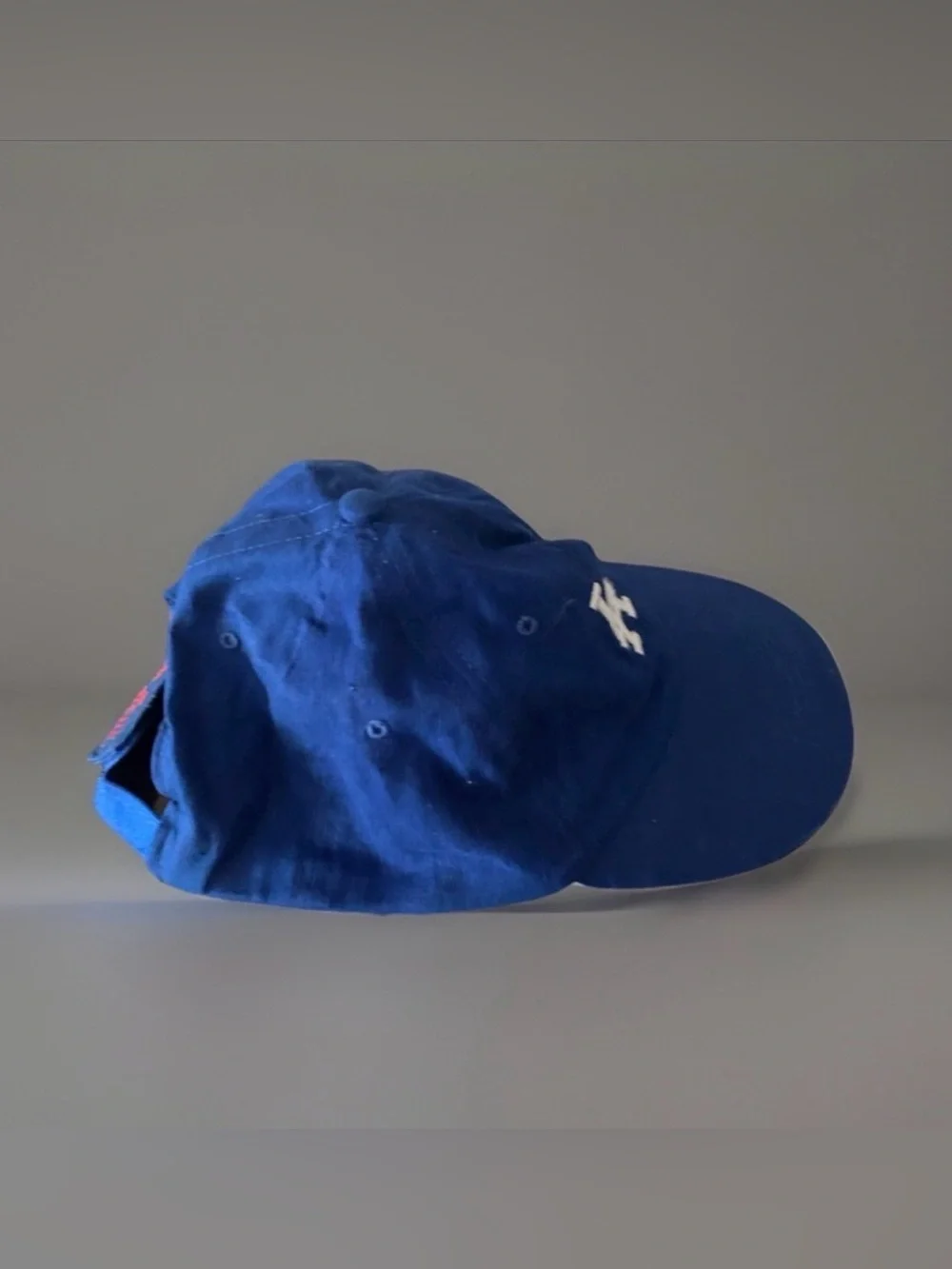 Vintage LA Dodgers Farmer John Promo Hat Blue Adjustable Dad Cap MLB Giveaway